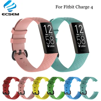 

Ecsem Smart Watch Strap For Fitbit Charge4 Band Fashion Ladies Charge 3 Bracelet Quick Fit Sport Replacement Wristband Belt