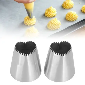 DIY Heart-shape Icing Piping Nozzle Stainless Steel 1PC Cream Cupcake Pastry Tips Nozzle Kitchen Baking Cake Decoration Tool
DIY Heart-shape Icing Piping Nozzle Stainless Steel 1PC Cream Cupcake Pastry Tips Nozzle Kitchen Baking Cake Decoration Tool