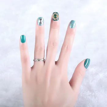 24Pcs Green Gem Shiny Powder Short Nail tips Bride Wedding Women Removable Wearable Full Cover fake nails with designs and glue
24Pcs Green Gem Shiny Powder Short Nail tips Bride Wedding Women Removable Wearable Full Cover fake nails with designs and glue