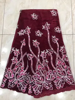 2020 velvet lace fabric high quality african french net lace fabric with sequins african french lace for sewging 
2020 velvet lace fabric high quality african french net lace fabric with sequins african french lace for sewging