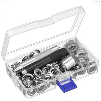 A Set Metal Grommets Eyelets Set Tool Kit Repair Canvas Tent Scrapbooking Shoes U50A
A Set Metal Grommets Eyelets Set Tool Kit Repair Canvas Tent Scrapbooking Shoes U50A