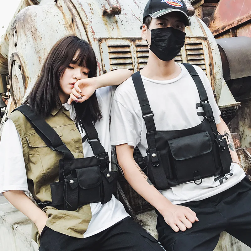 Chest Bag for Men Hip Hop Harness Chest Rig Bag Vest Streewear Women Tactical Shoulder Bag Multi-function Travel Casual Rucksack
Chest Bag for Men Hip Hop Harness Chest Rig Bag Vest Streewear Women Tactical Shoulder Bag Multi-function Travel Casual Rucksack