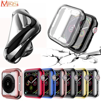 1PC 360 Slim Watch Cover for Apple Watch Case 4 3 2 42MM 38MM Soft Clear TPU Screen Protector for iWatch 4 3 2 44MM 40MM
1PC 360 Slim Watch Cover for Apple Watch Case 4 3 2 42MM 38MM Soft Clear TPU Screen Protector for iWatch 4 3 2 44MM 40MM