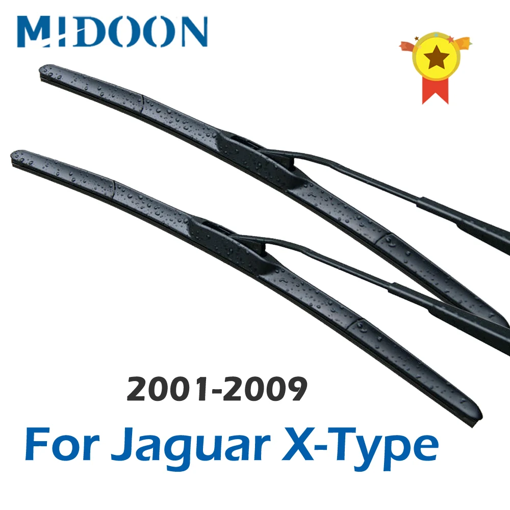 Щетки стеклоочистителя MIDOON для Jaguar X-Type Fit Hook Arms 2001 2002 2003 2004 2005 2006 2007 2008 2009 |