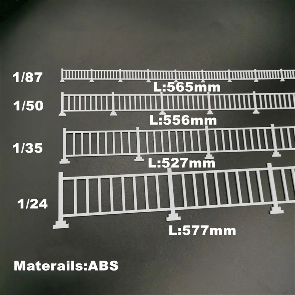 architecture model scale fence guardral01