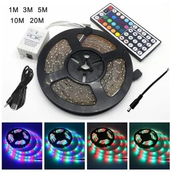 20M Flexible RGB LED Strip lamp SMD 3528 LED DC 12V With Remote Controller for DIY Homehold Lights Decoration
20M Flexible RGB LED Strip lamp SMD 3528 LED DC 12V With Remote Controller for DIY Homehold Lights Decoration