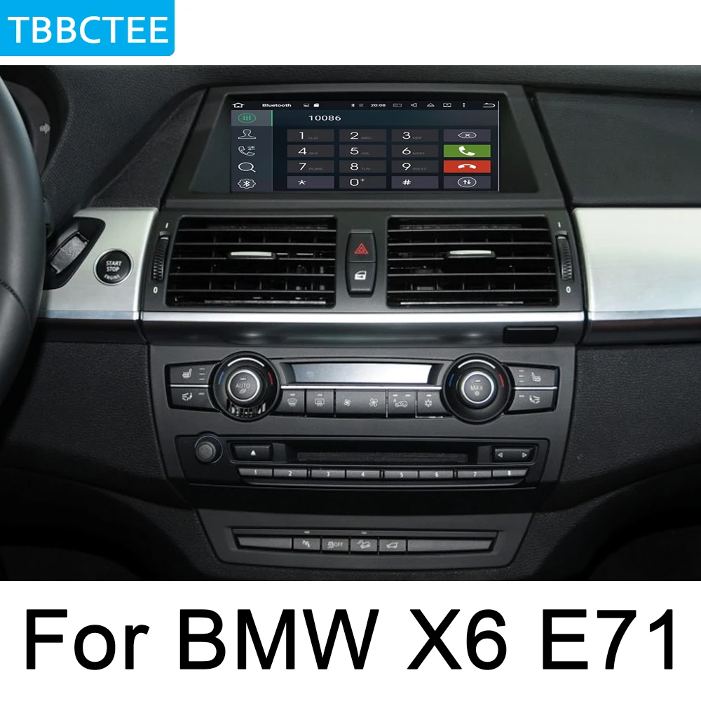 Для BMW X6 E71 2011 2013 CIC Автомобильная Android мультимедийная система 1080P ips ЖК экран радио