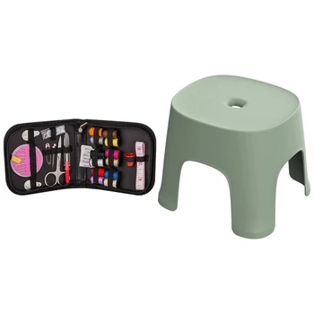 Mini Portable Sewing Kit Accessories Carrying Case Set & Small Bench Anti-Skid Coffee Table Plastic Simple Stool
Mini Portable Sewing Kit Accessories Carrying Case Set & Small Bench Anti-Skid Coffee Table Plastic Simple Stool