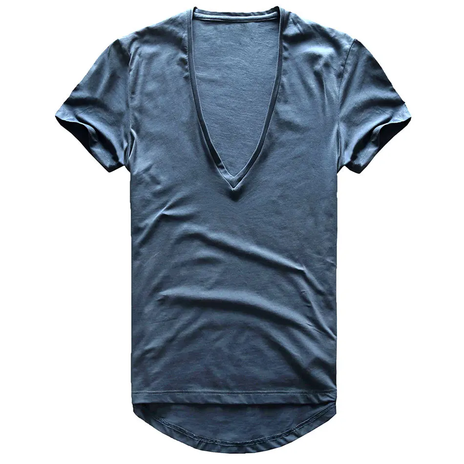 Deep V Neck Tshirt for Men Low Cut Vneck Wide Vee Top Tee Male Modal Drop Tail Slim Fit Short Sleeve Tshirt Invisible Undershirt
Deep V Neck Tshirt for Men Low Cut Vneck Wide Vee Top Tee Male Modal Drop Tail Slim Fit Short Sleeve Tshirt Invisible Undershirt