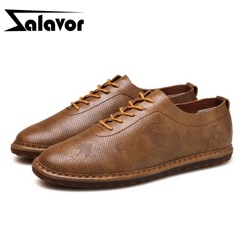 ZALAVOR Men British Style Casual Leather Shoes Breathable Lace Up Flats Shoes Fashion Party Shoes Male Footwear Size 39-44
ZALAVOR Men British Style Casual Leather Shoes Breathable Lace Up Flats Shoes Fashion Party Shoes Male Footwear Size 39-44
