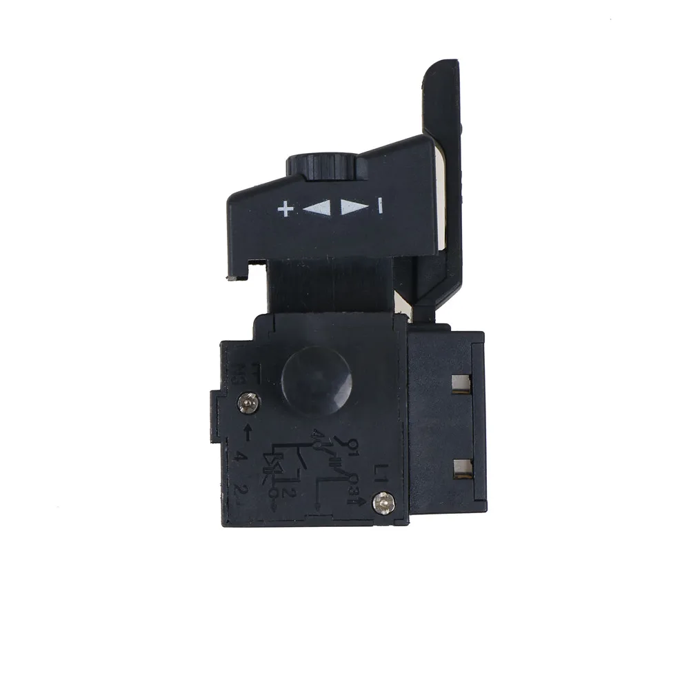 ZLinKJ Practical Practical New AC250V 6A Lock On Power Tool Trigger Button Switch Black Top Quality
ZLinKJ Practical Practical New AC250V 6A Lock On Power Tool Trigger Button Switch Black Top Quality
