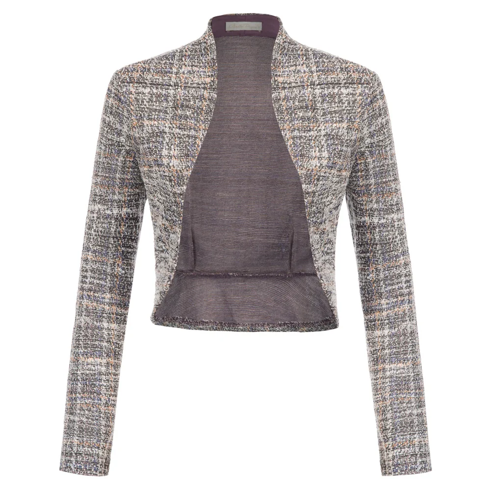 Belle Poque Women Jacket Bread Design Vintage Tweed Bolero Retro Long Sleeve Open Front Ruffled Hem Shrug Tops Slim Elegant Lady
Belle Poque Women Jacket Bread Design Vintage Tweed Bolero Retro Long Sleeve Open Front Ruffled Hem Shrug Tops Slim Elegant Lady