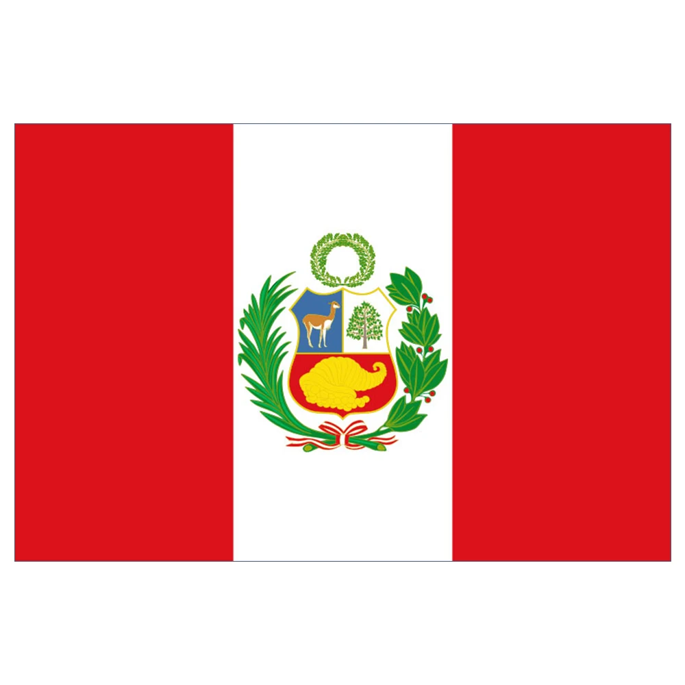 Peru National Flag 100% Polyester 3x5 FT 100D 150X90CM Custom Print Digital Printing ,Free shipping
Peru National Flag 100% Polyester 3x5 FT 100D 150X90CM Custom Print Digital Printing ,Free shipping