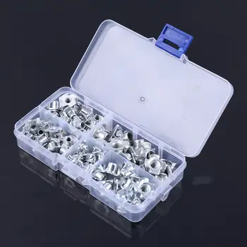 90Pcs M3 M4 M5 M6 M8 Captive T Nuts Pronged Tee Nuts Zinc Plated Assortment Kit 
90Pcs M3 M4 M5 M6 M8 Captive T Nuts Pronged Tee Nuts Zinc Plated Assortment Kit