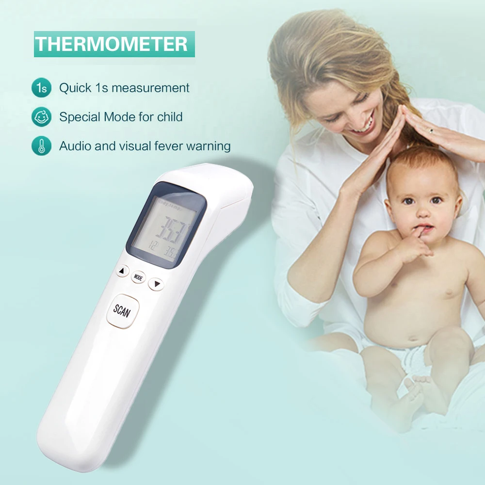 Comfortable Non-Contact Infrared Thermometer Baby Digital LCD Display Precise Fast Electronic Baby Thermometer Forehead
Comfortable Non-Contact Infrared Thermometer Baby Digital LCD Display Precise Fast Electronic Baby Thermometer Forehead