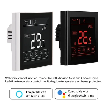 New WIFI Temperature Controller APP Remote Control V70.03H Electric Heating Thermostat WIFI LCD Touching Screen WIFI Thermosta
New WIFI Temperature Controller APP Remote Control V70.03H Electric Heating Thermostat WIFI LCD Touching Screen WIFI Thermosta
