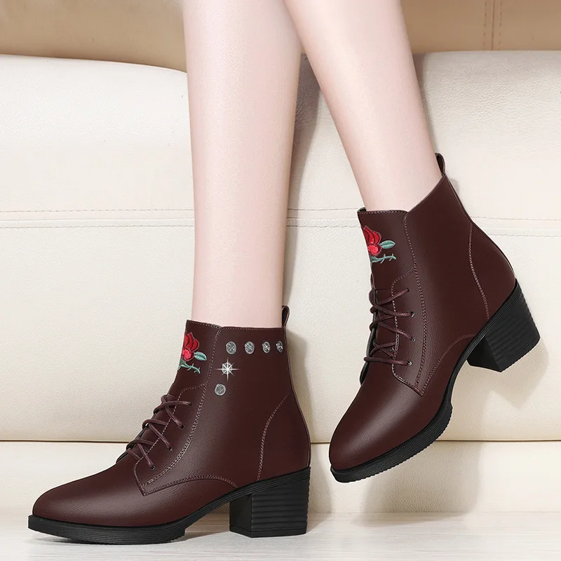 2018 Autumn & Winter New Style Chunky-Heel Short Boots Leather Boot plus Velvet British Style Students Martin Boots WOMEN'S Boot
2018 Autumn & Winter New Style Chunky-Heel Short Boots Leather Boot plus Velvet British Style Students Martin Boots WOMEN'S Boot