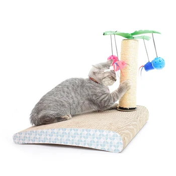 Cat Scratching Post Mat Pad Climbing Tree Cat Scratch Pad Board Coconut Island Shape Scratching Post Hanging Bell Ball Cat Toy
Cat Scratching Post Mat Pad Climbing Tree Cat Scratch Pad Board Coconut Island Shape Scratching Post Hanging Bell Ball Cat Toy