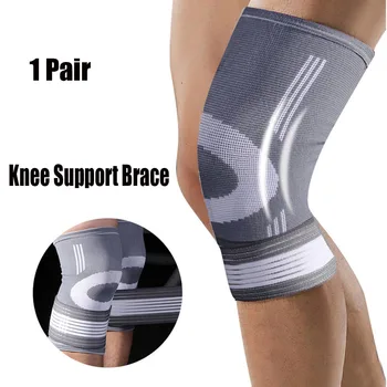 Compression Knee Support Sleeve Brace for Sports Sprain Running Joint Pain Sports Knee Pads Breathable Bandage Knee Brace
Compression Knee Support Sleeve Brace for Sports Sprain Running Joint Pain Sports Knee Pads Breathable Bandage Knee Brace