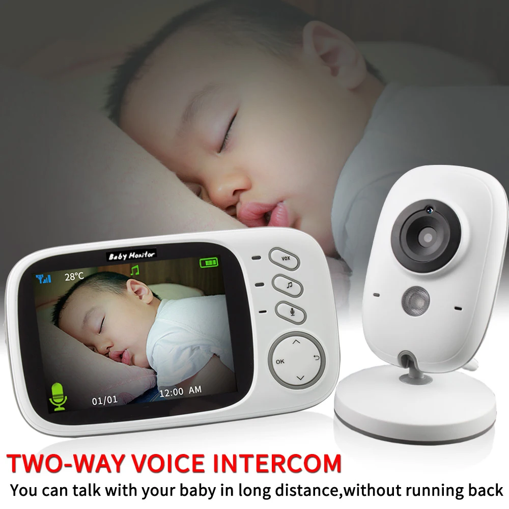 Multi-language Wireless Video Color Baby Monitor High Resolution Baby Nanny Security Camera Night Vision Temperature Monitoring
Multi-language Wireless Video Color Baby Monitor High Resolution Baby Nanny Security Camera Night Vision Temperature Monitoring