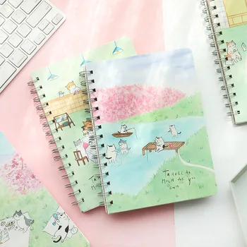 Notebook simple student A5 thickened coil Ben stationery Korea small Fresh Notepad
Notebook simple student A5 thickened coil Ben stationery Korea small Fresh Notepad