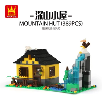 3311 389pcs Creative architecture the mountain hut Construction model building block MOC with technic Home Decor brick Toys kids
3311 389pcs Creative architecture the mountain hut Construction model building block MOC with technic Home Decor brick Toys kids