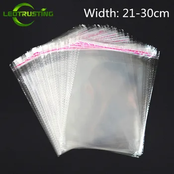 Leotrusting 200pcs 21-30cm Width High Clear Resealable OPP Adhesive Bag Transparent Poly Packaging Bag Self Plastic Gift Pouches
Leotrusting 200pcs 21-30cm Width High Clear Resealable OPP Adhesive Bag Transparent Poly Packaging Bag Self Plastic Gift Pouches