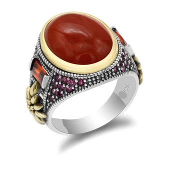 Men Ring 925 Silver Russian Oval Red Agate Stone Men Ring Solid 925 Sterling Jewelry Engagement Wedding Ring For Men Size 8-13
Men Ring 925 Silver Russian Oval Red Agate Stone Men Ring Solid 925 Sterling Jewelry Engagement Wedding Ring For Men Size 8-13