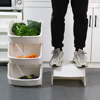Kitchen Storage Basket Plastic Multi-functional Hollow Design Vegetables Fruit Racks Stackable Organizer YU-Home
Kitchen Storage Basket Plastic Multi-functional Hollow Design Vegetables Fruit Racks Stackable Organizer YU-Home
