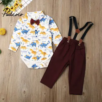 3PCS Newborn Toddler Baby Boy Gentleman Outfit Long Sleeve Shirt + Suspender Overalls Jumpsuit + Bow Tie Cotton Clothes Sets
3PCS Newborn Toddler Baby Boy Gentleman Outfit Long Sleeve Shirt + Suspender Overalls Jumpsuit + Bow Tie Cotton Clothes Sets