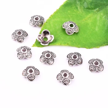 50pcs Tibetan Silver Charms Loose End Bead Cap Jewelry Crafts DIY Jewelry Findings 8x3mm
50pcs Tibetan Silver Charms Loose End Bead Cap Jewelry Crafts DIY Jewelry Findings 8x3mm