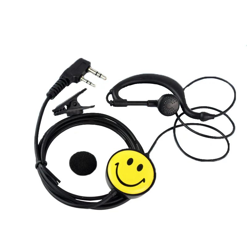 Earwear Headphone Walkie Talkie Two Way Ham Radio Headset 2 Pin Earpiece For Baofeng Earphone K Plug Accessories Smile Face
Earwear Headphone Walkie Talkie Two Way Ham Radio Headset 2 Pin Earpiece For Baofeng Earphone K Plug Accessories Smile Face