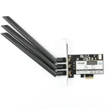 Dual Frequency 5GPCI-E Desktop Built-in Wireless Network Card Suitable For Apple Mac Free DriveDual Band Wireless Adapter
Dual Frequency 5GPCI-E Desktop Built-in Wireless Network Card Suitable For Apple Mac Free DriveDual Band Wireless Adapter