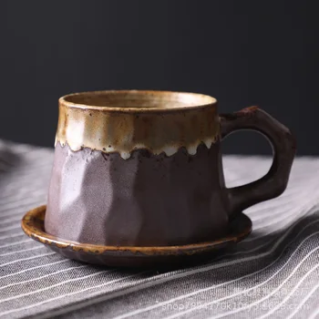 Fun Fervent Japanese Vintage Creative Porcelain Cup and Saucer Ceramics Simple Tea Sets Travel Coffee Cups Tazas Para Cafe 
Fun Fervent Japanese Vintage Creative Porcelain Cup and Saucer Ceramics Simple Tea Sets Travel Coffee Cups Tazas Para Cafe