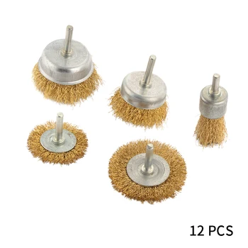 12 PCs Polishing Brush Welding Rust Removal Durable Grinding Cleaning Deburring Iron Wire Metal Mold Multipurpose Tool Descaling
12 PCs Polishing Brush Welding Rust Removal Durable Grinding Cleaning Deburring Iron Wire Metal Mold Multipurpose Tool Descaling