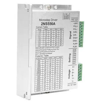 Stepper Motor Driver 2-Phases NEMA23 32-Bits Digital Signal Processing 2NS556A Stepper Control
Stepper Motor Driver 2-Phases NEMA23 32-Bits Digital Signal Processing 2NS556A Stepper Control