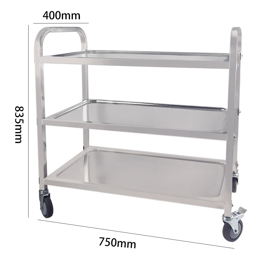 Commercial Use Trolley Cart With Safe Brake Wheel Portable Tool Storage Cart Kitchen Trolley
Commercial Use Trolley Cart With Safe Brake Wheel Portable Tool Storage Cart Kitchen Trolley