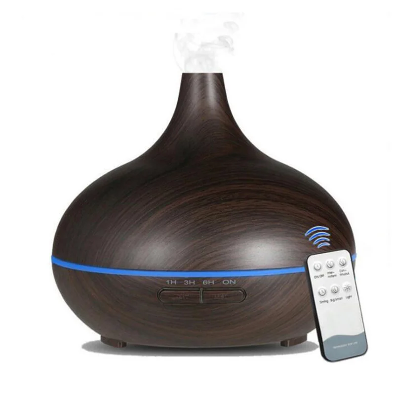 400ml Wood Grain Ultrasonic Aroma Diffuser Essential Oil Remote Control Air Humidifier with LED Lamps Mini Home Air Purifier
400ml Wood Grain Ultrasonic Aroma Diffuser Essential Oil Remote Control Air Humidifier with LED Lamps Mini Home Air Purifier
