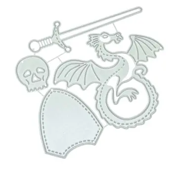 Flying Dragon Metal Cutting Dies Scrapbooking Stencil DIY Album Paper Card Decor
Flying Dragon Metal Cutting Dies Scrapbooking Stencil DIY Album Paper Card Decor