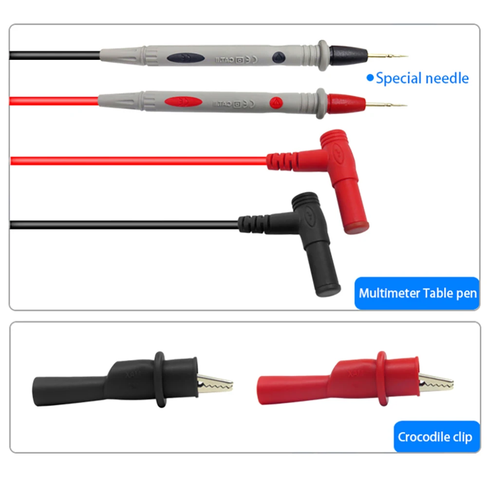 Measurement Tools P1502B Multimeter Universal Probe Test Leads Multi Tester Needle Tip Lead match with Alligator Chips Pen Cable
Measurement Tools P1502B Multimeter Universal Probe Test Leads Multi Tester Needle Tip Lead match with Alligator Chips Pen Cable