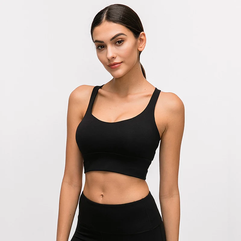Fitness Sports Bra for Women Push Up Solid Soft Cross Back Yoga Running Gym Bra Workout Medium Support Crop Tops Female
Fitness Sports Bra for Women Push Up Solid Soft Cross Back Yoga Running Gym Bra Workout Medium Support Crop Tops Female