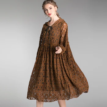 Free ship2019Winter Female loose empire hooded Lace Dress Women lantern Sleeve plus size cute flare Dress elegant longos vestido
Free ship2019Winter Female loose empire hooded Lace Dress Women lantern Sleeve plus size cute flare Dress elegant longos vestido