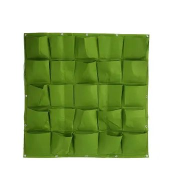 18/25/36 Pocket Planting Bags Vertical Hanging Wall Plant Growth Bag Yard Garden Decoration Tools 100*50cm/100*100cm/100*100cm 
18/25/36 Pocket Planting Bags Vertical Hanging Wall Plant Growth Bag Yard Garden Decoration Tools 100*50cm/100*100cm/100*100cm