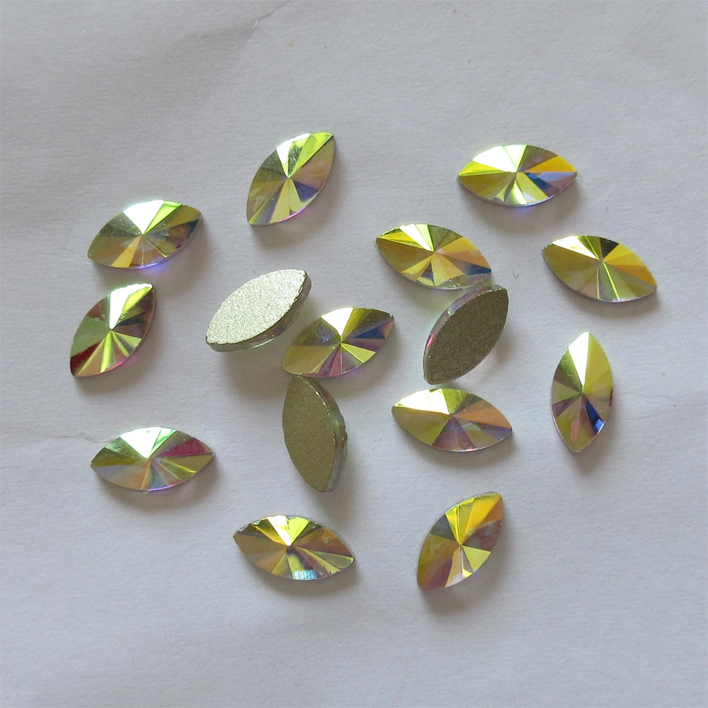 4x8mm Horse eye Flat Back Glue On Non Hot Fix Rhinestones Crystal AB Flatback Non Hotfix 3D Nail Art Crystals Marquise Stones
4x8mm Horse eye Flat Back Glue On Non Hot Fix Rhinestones Crystal AB Flatback Non Hotfix 3D Nail Art Crystals Marquise Stones