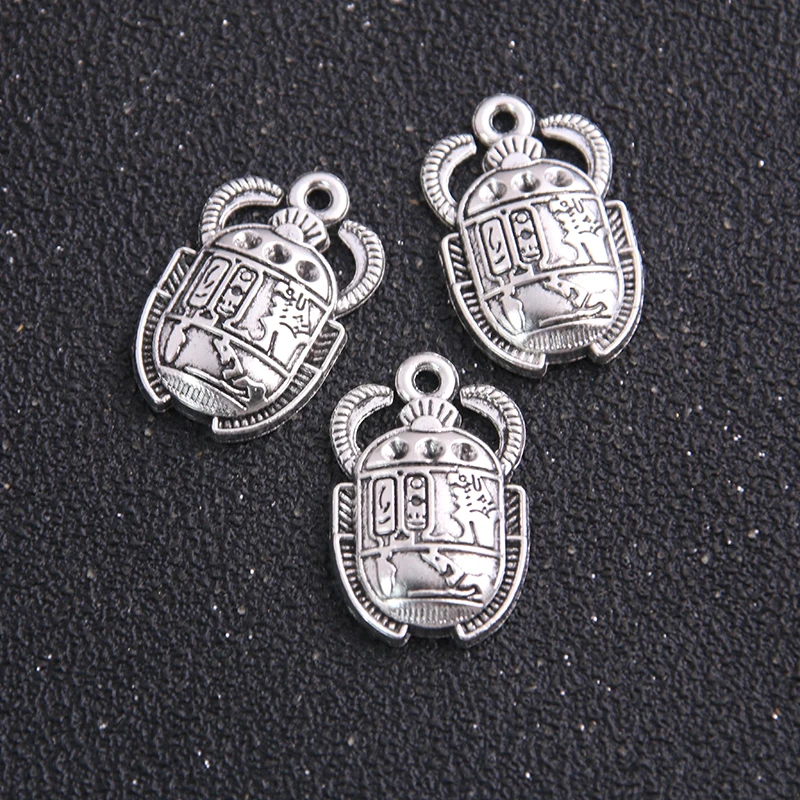 6pcs/lot 16*25mm two color Ancient Egypt Charms,Zinc Alloy Vintage Beetle Charm Pendant
6pcs/lot 16*25mm two color Ancient Egypt Charms,Zinc Alloy Vintage Beetle Charm Pendant