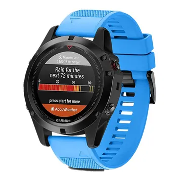 Watch Strap for Garmin Fenix 5X Band Easy Fit 26mm Soft Silicone Bands for Garmin Fenix 5X/Fenix 3/Fenix 3 HR Fenix 6X Pro
Watch Strap for Garmin Fenix 5X Band Easy Fit 26mm Soft Silicone Bands for Garmin Fenix 5X/Fenix 3/Fenix 3 HR Fenix 6X Pro