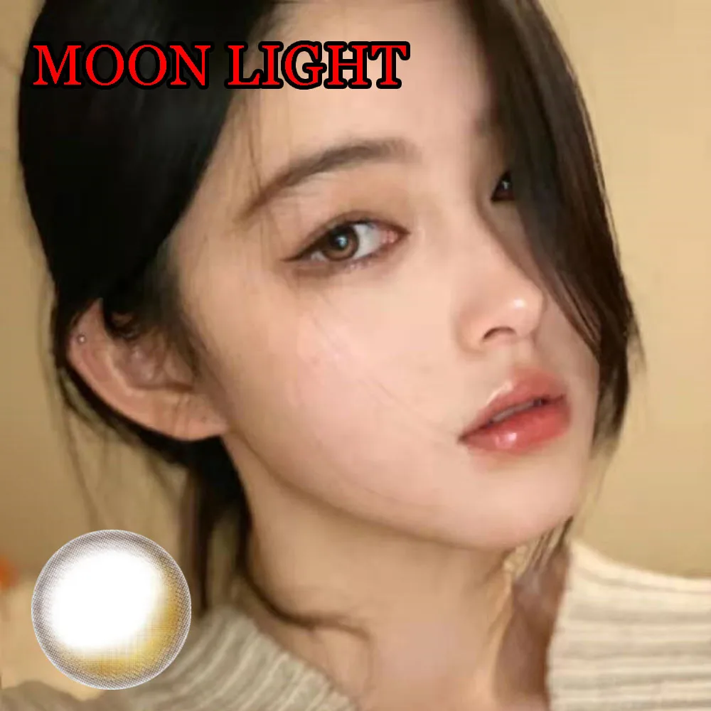 2Pcs/Pair Colored Contact Lenses Colorful Makeup for Eyes Cosmetic Color lentes de contacto Moon Light Brown
2Pcs/Pair Colored Contact Lenses Colorful Makeup for Eyes Cosmetic Color lentes de contacto Moon Light Brown