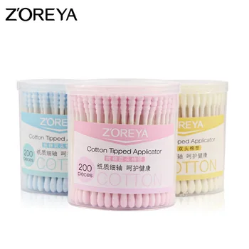 Makeup Cotton Swab 200 Double-headed Cotton Beauty Cotton Swab Cleaning Stick Cleansing Cotton 
Makeup Cotton Swab 200 Double-headed Cotton Beauty Cotton Swab Cleaning Stick Cleansing Cotton