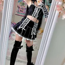 Sunny y.j. Dark Academia Goth Pleated Skirt Y2K Contrast Tie Up High Waist Mini Skirt Lace Trim Cute Womens A Line Skirts Black 
Sunny y.j. Dark Academia Goth Pleated Skirt Y2K Contrast Tie Up High Waist Mini Skirt Lace Trim Cute Womens A Line Skirts Black