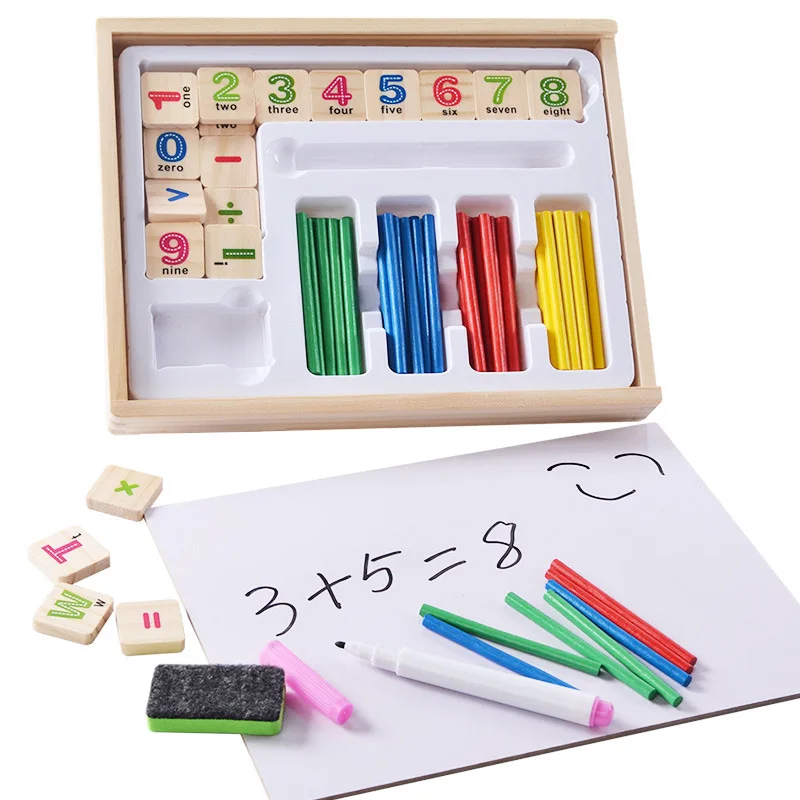 Montessori Early Educational Teaching Aid Multi-functional with Numbers Computing Educational Toy Children Building Wooden Toy A
Montessori Early Educational Teaching Aid Multi-functional with Numbers Computing Educational Toy Children Building Wooden Toy A